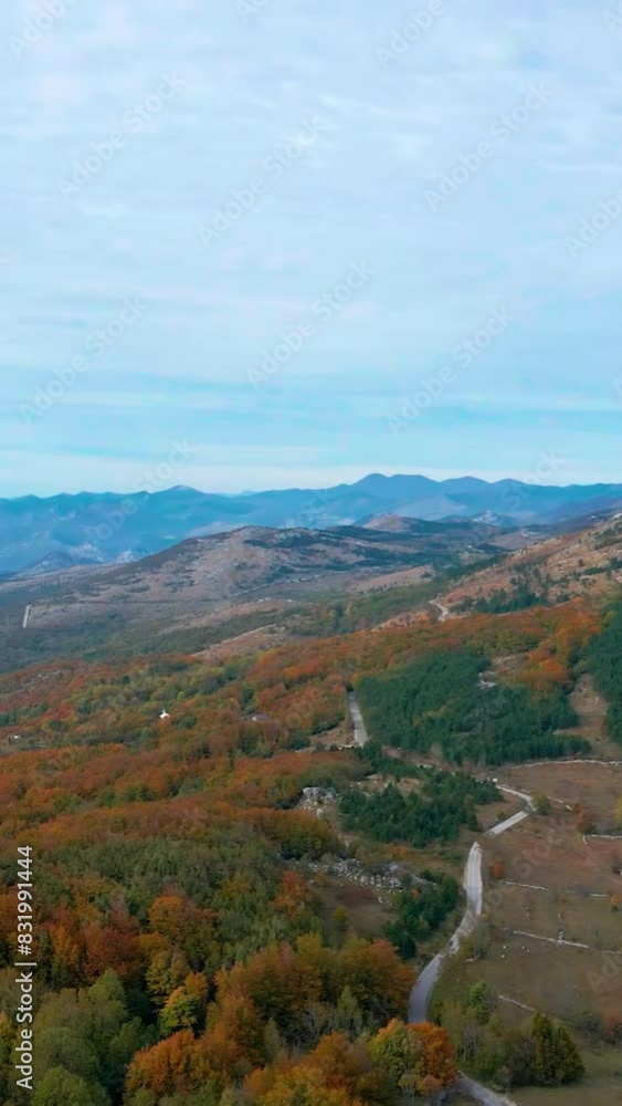 Aerial view of beautiful Croatia landscape Aerial view of beautiful Croatia landscape