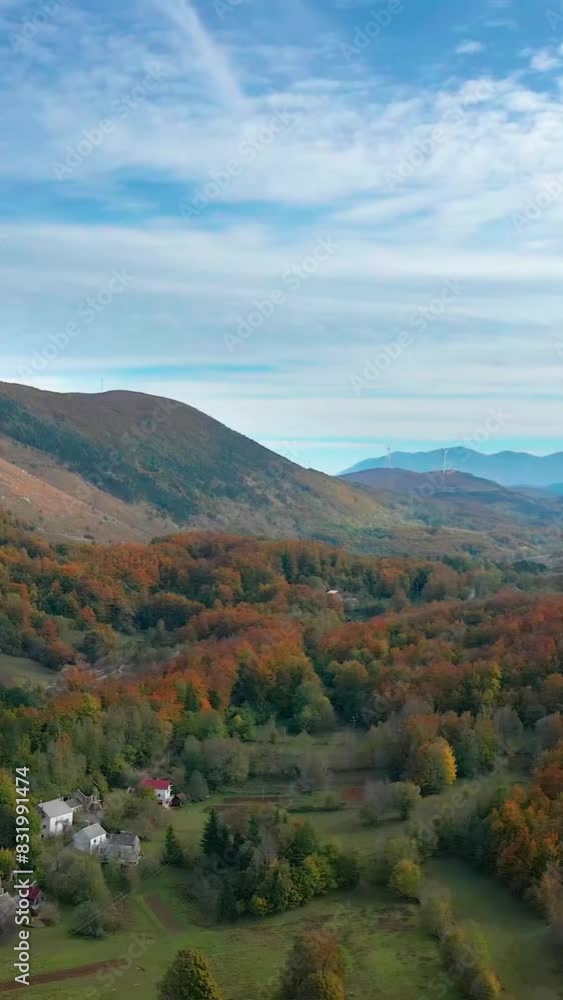Aerial view of beautiful Croatia landscape Aerial view of beautiful Croatia landscape