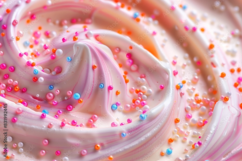 Colorful sprinkled cake Colorful sprinkled cake