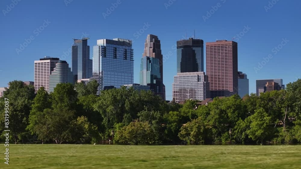 A shot of Minneapolis, Minnesota, Downtown A shot of Minneapolis, Minnesota, Downtown
