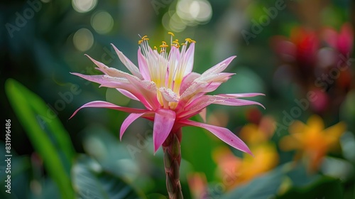 Beautiful Telang Flower in the Garden photo