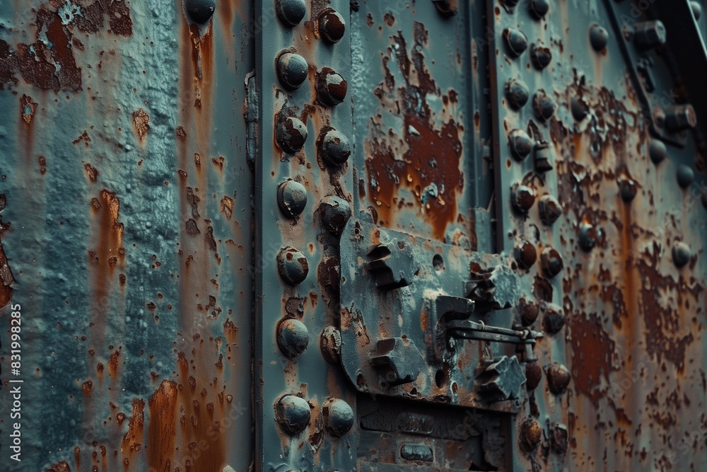 Deteriorated Metal Surface Deteriorated Metal Surface