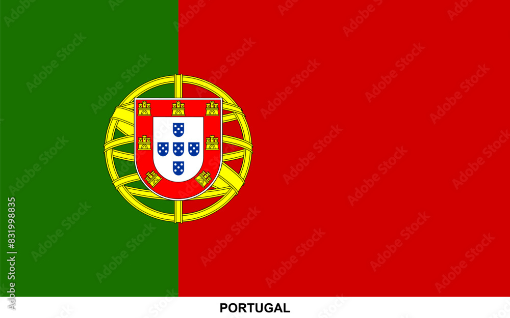 Flag of PORTUGAL, PORTUGAL national flag
