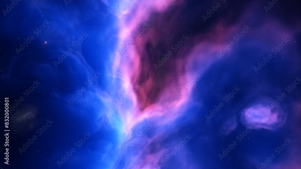 Space background. Nice clean colorful nebula with star field. 3D rendering
Space background. Nice clean colorful nebula with star field. 3D rendering