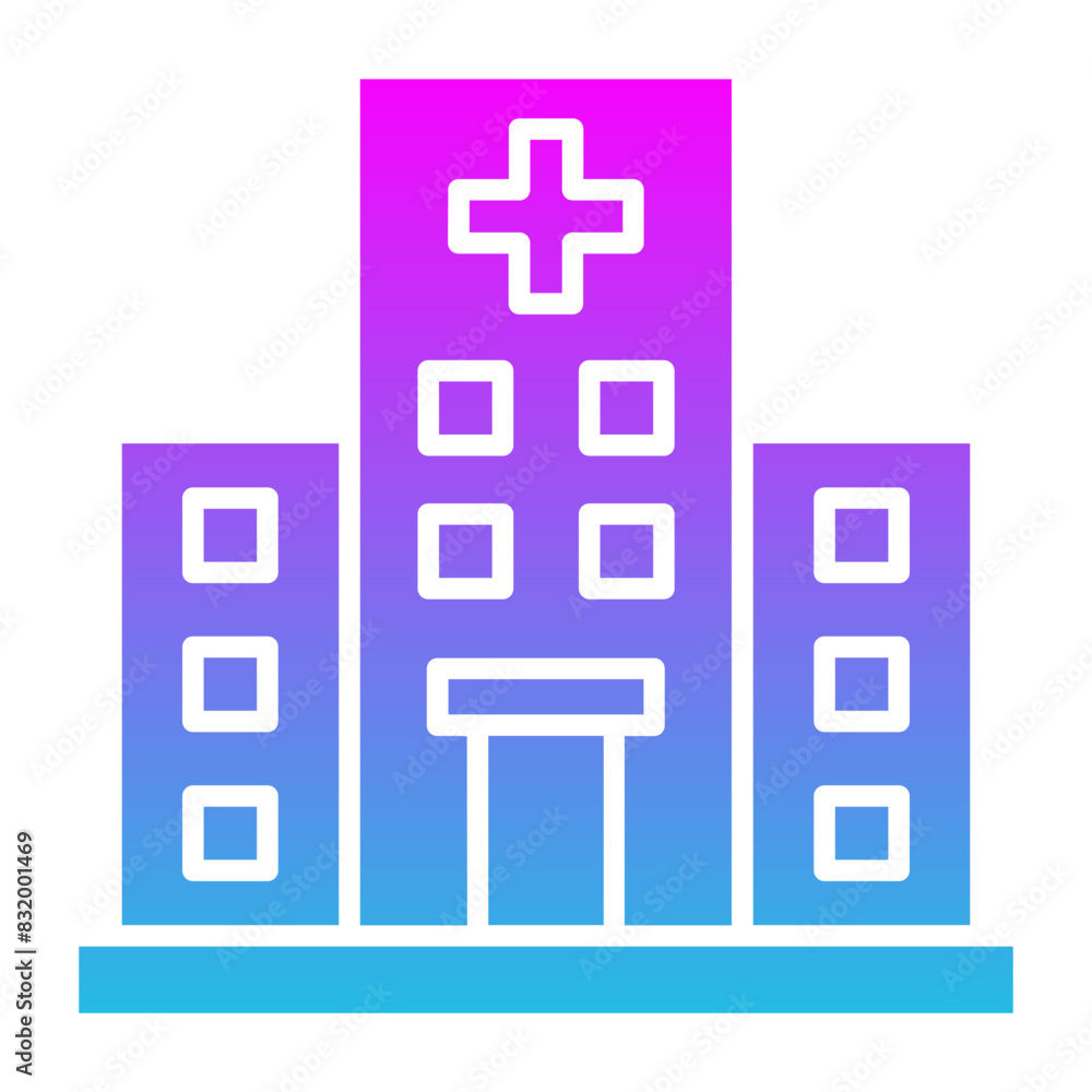 Hospital Building Icon Hospital Building Icon