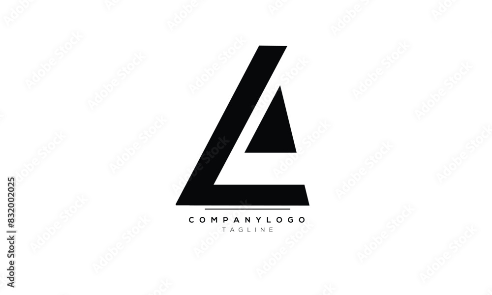 Alphabet letters Initials Monogram logo LA, LA INITIAL, LA letter Alphabet letters Initials Monogram logo LA, LA INITIAL, LA letter