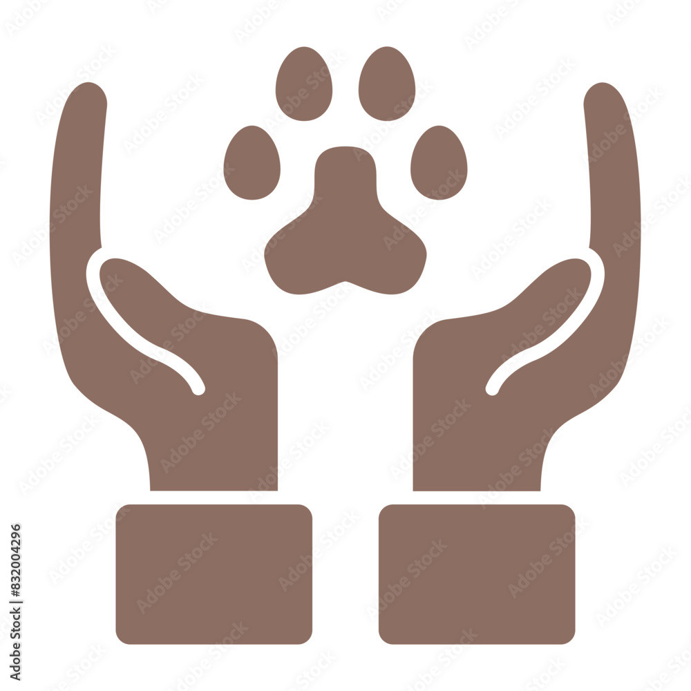 Fototapeta premium Animal Care Icon