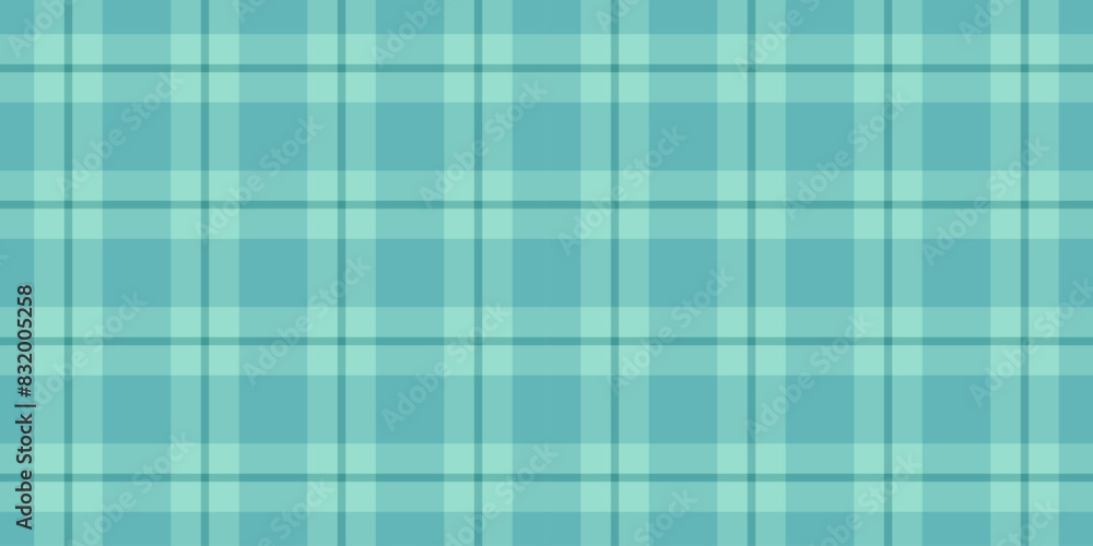 Throw textile background vector, yuletide fabric seamless check. Tidy pattern tartan texture plaid in teal and pastel teal colors. Throw textile background vector, yuletide fabric seamless check. Tidy pattern tartan texture plaid in teal and pastel teal colors.