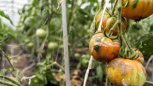 Diseased Tomato Plants Plag...