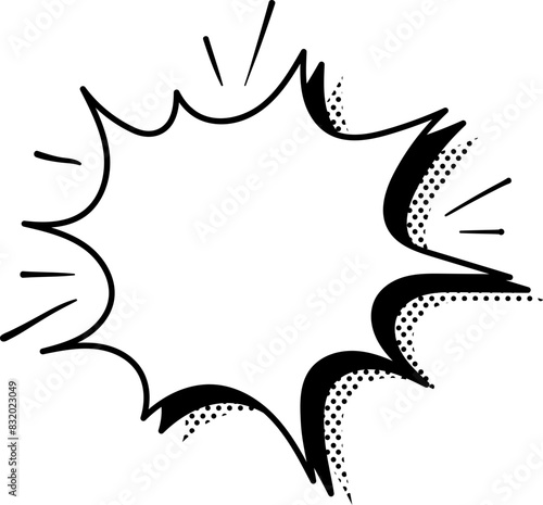 Comic Speech Bubble Illustration