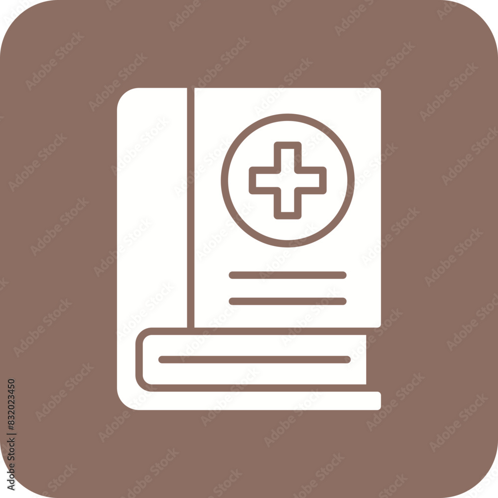 Obraz premium Medical Book Icon