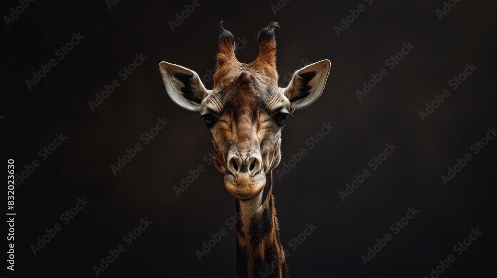 African Giraffe An Artiodactyl Mammal