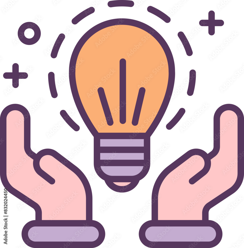 Obraz premium Receive idea start-up icon