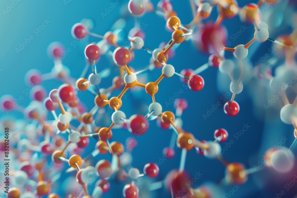 Molecular structures viewed from the side, emphasizing their role in the drug discovery process Molecular structures viewed from the side, emphasizing their role in the drug discovery process