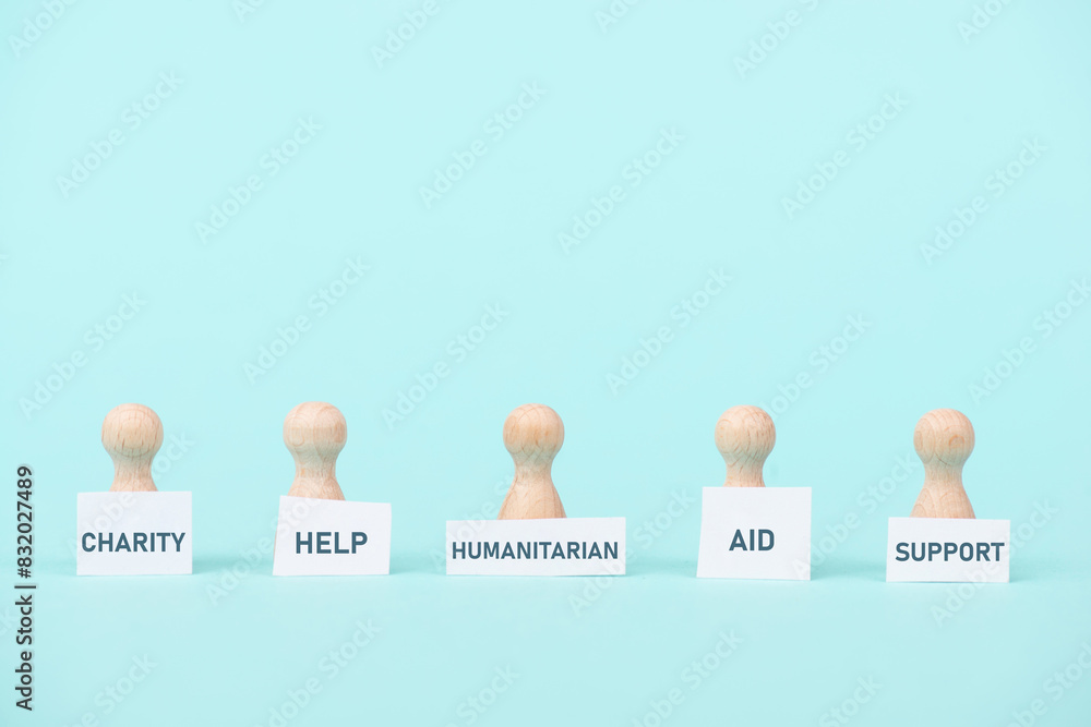 Humanitarian aid, charity, help and support, friendship, human rights, multicultural people, team Humanitarian aid, charity, help and support, friendship, human rights, multicultural people, team