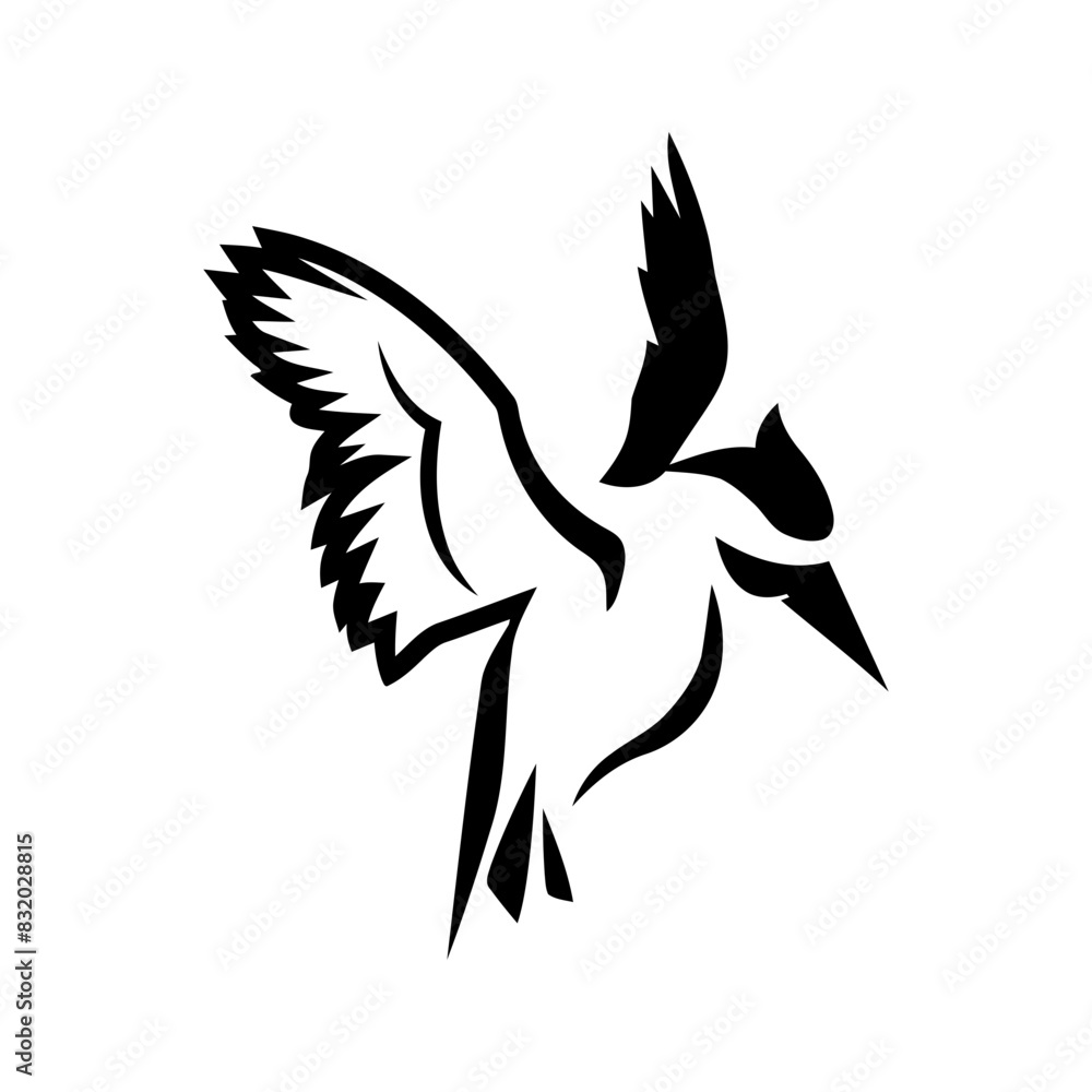 Obraz premium kingfisher bird Vector