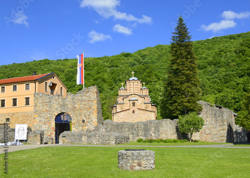 Orthodox monastery Ravanica on Kucaj mountains near Senje, a village in Cuprija municipality, in central Serbia photo