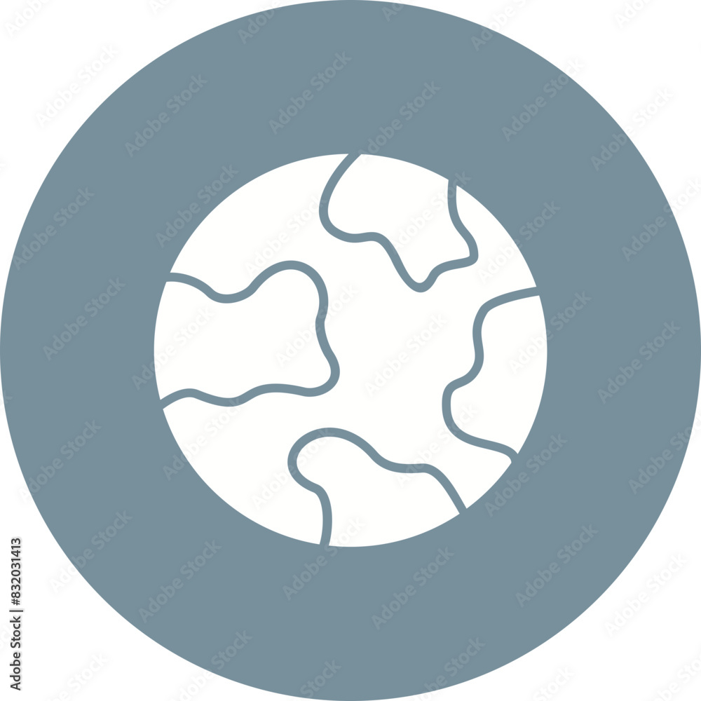 Planet Earth Icon Planet Earth Icon