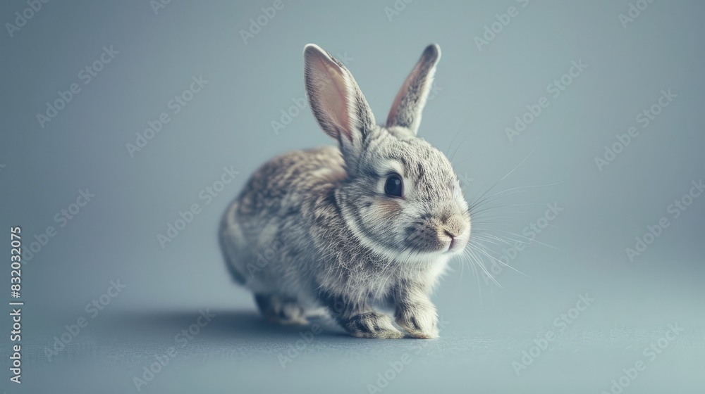 An example of a rabbit positioned horizontally An example of a rabbit positioned horizontally