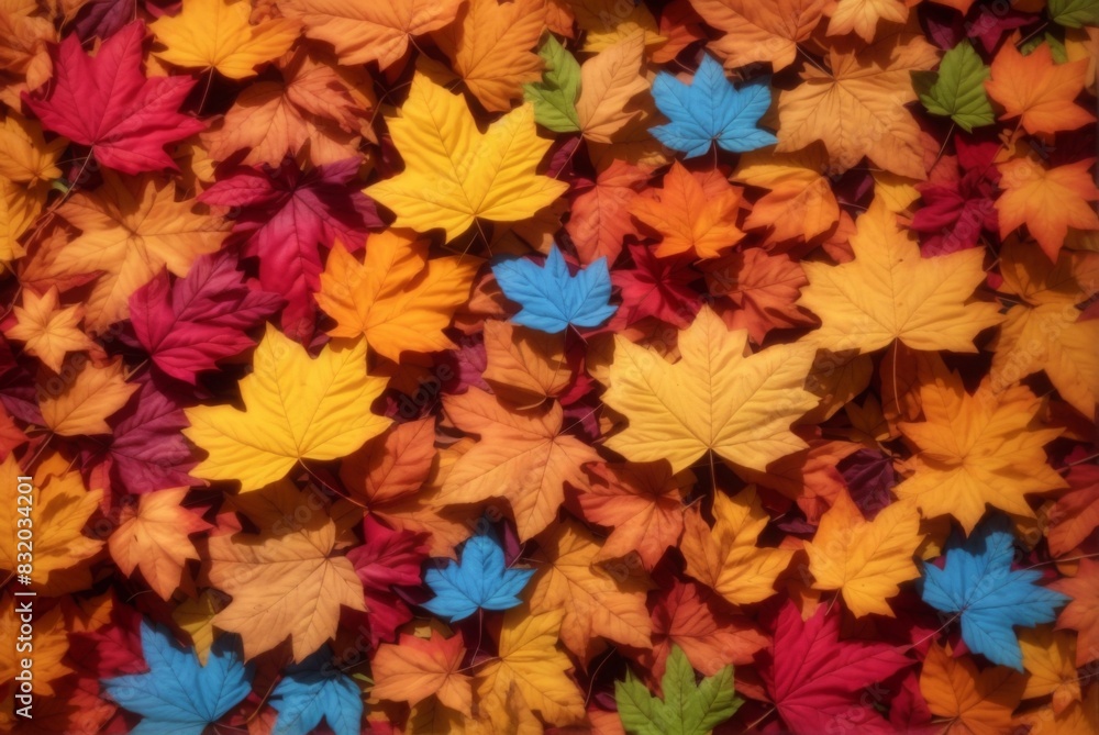 Multi-colored autumn leaves, october background. Multi-colored autumn leaves, october background.