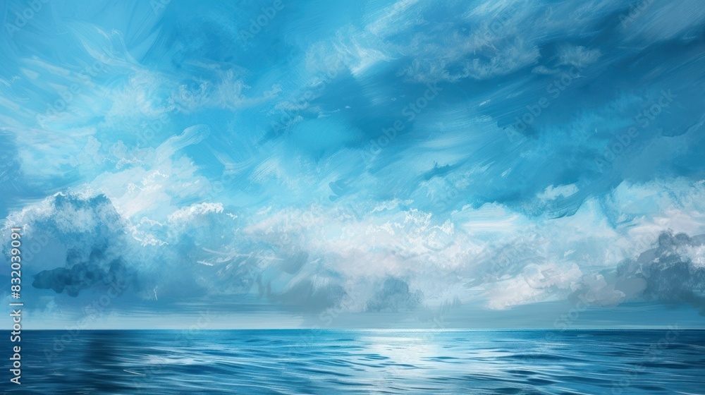 Obraz premium clouds over water