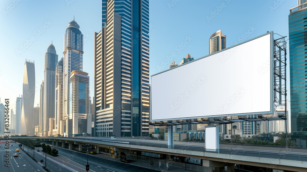 Empty Billboard in Modern Cityscape in Dubai
Empty Billboard in Modern Cityscape in Dubai