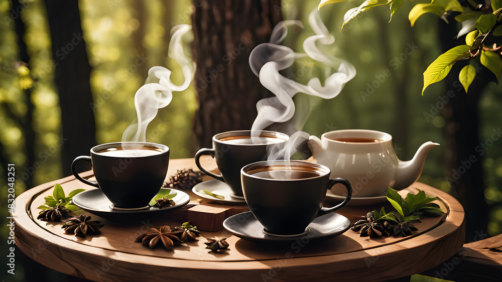 Savoring Serenity: Hot Teatime Beverage, the Perfect Organic Break Savoring Serenity: Hot Teatime Beverage, the Perfect Organic Break