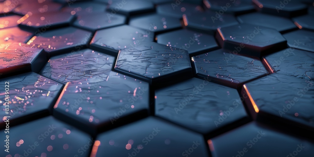 3d rendering hexagonal texture background 3d rendering hexagonal texture background