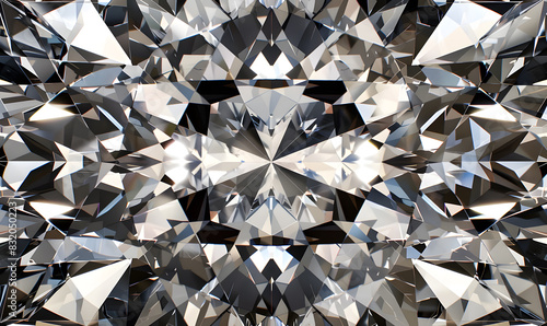 close up texture or Shards of diamond on a light background