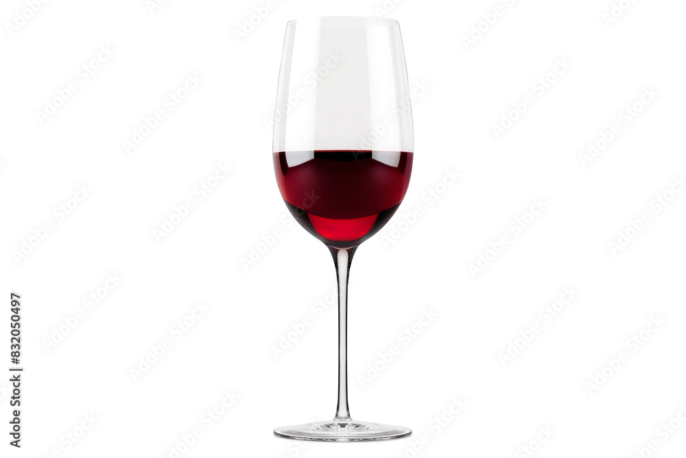 A glass with red wine isolated on white background, negative copy space. Rose wine splashing in glassware. A glass with red wine isolated on white background, negative copy space. Rose wine splashing in glassware.