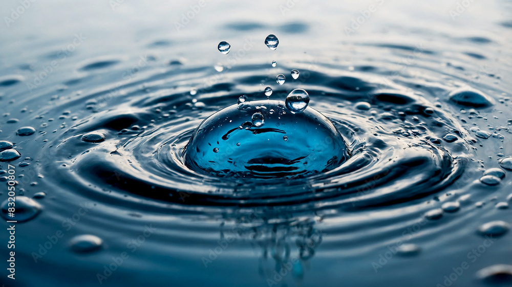 blue water swirl splash captured in ultra-slow motion. Each droplet and bubble tells a story blue water swirl splash captured in ultra-slow motion. Each droplet and bubble tells a story