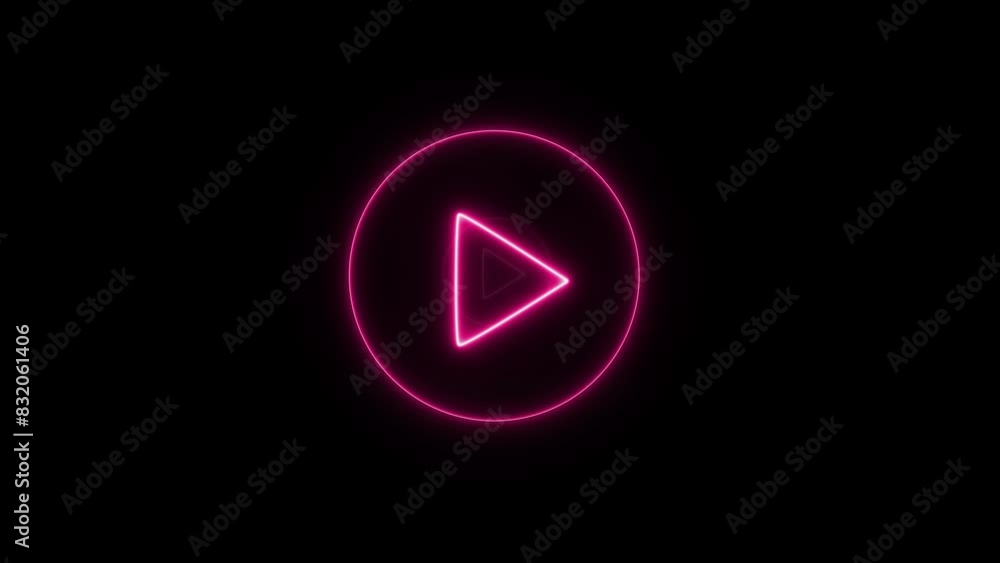 Abstract Audio icon. Glowing pink neon line musical note icon on black background. neon audio icon or sign and symbol. Neon music note icon. Abstract Audio icon. Glowing pink neon line musical note icon on black background. neon audio icon or sign and symbol. Neon music note icon.