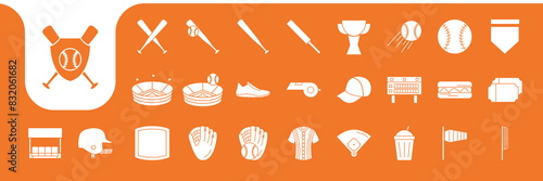 baseball sports icon vector design