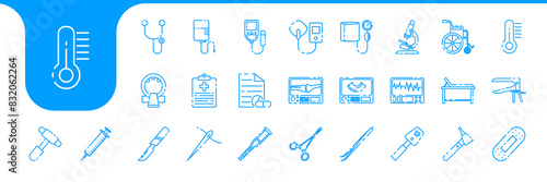 doctor tools lines vector design