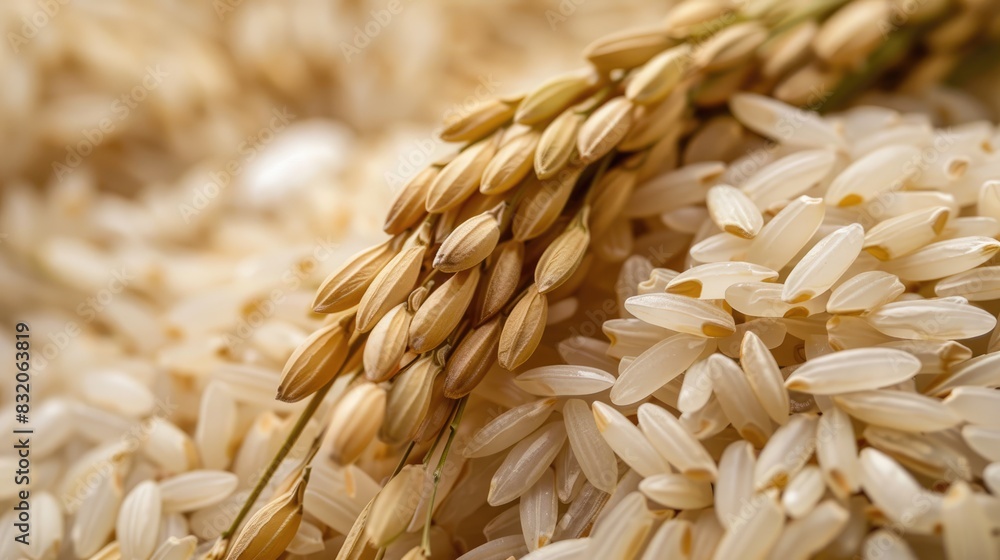 Obraz premium Agricultural Product Rice Grain
