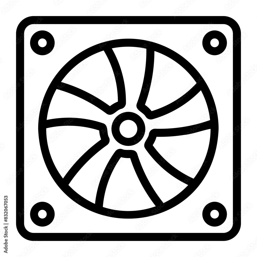 cooling system icon cooling system icon