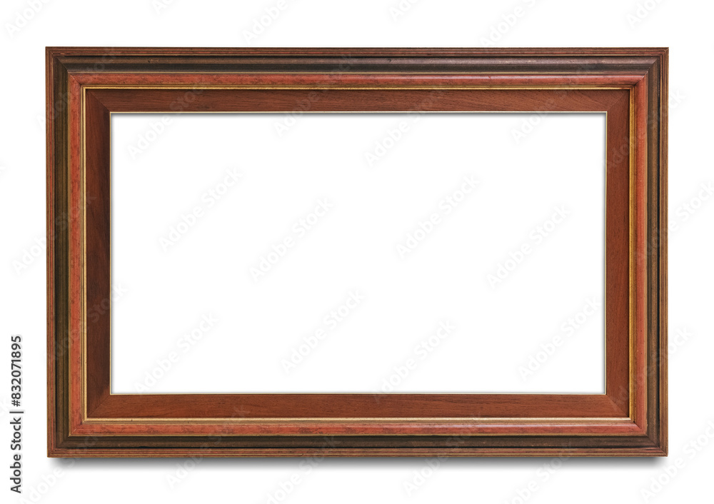 Wooden picture frame mockup transparent png Wooden picture frame mockup transparent png