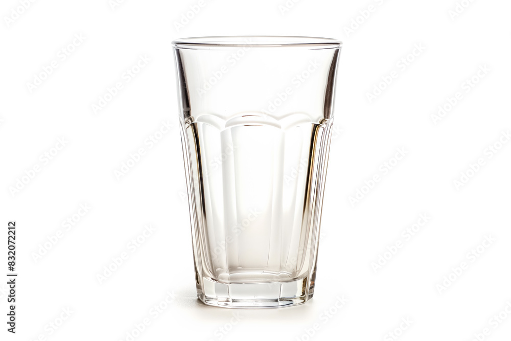 Tableware Highball glass with water isolated on white background with clipping path Tableware Highball glass with water isolated on white background with clipping path