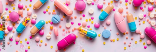 Drug safety, close-up photography