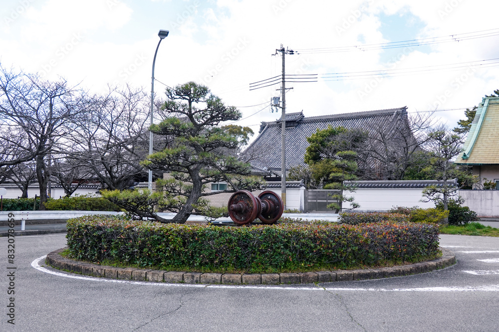 Naklejka premium 法然上人二十五霊場に選定される十輪寺（兵庫県高砂市）