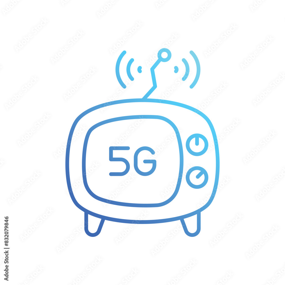 Tv vector icon