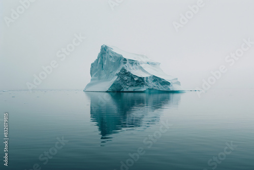 an iceberg in the water photo