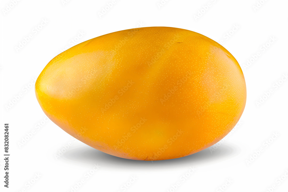 a mango on a white background with a shadow a mango on a white background with a shadow