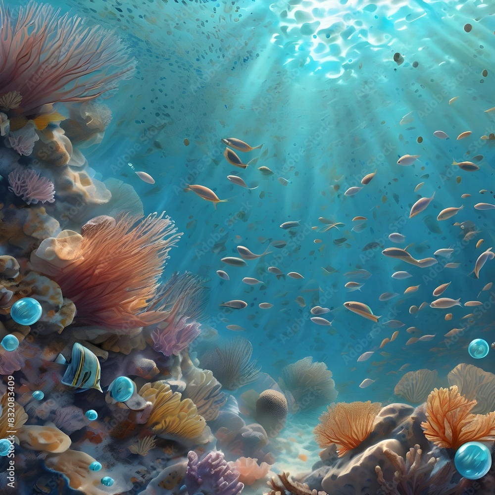 coral reef and fishes coral reef and fishes