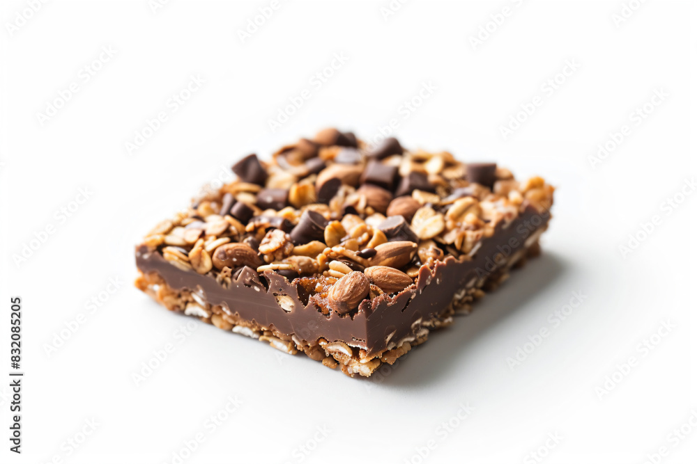 a chocolate bar with nuts and chocolate chips a chocolate bar with nuts and chocolate chips