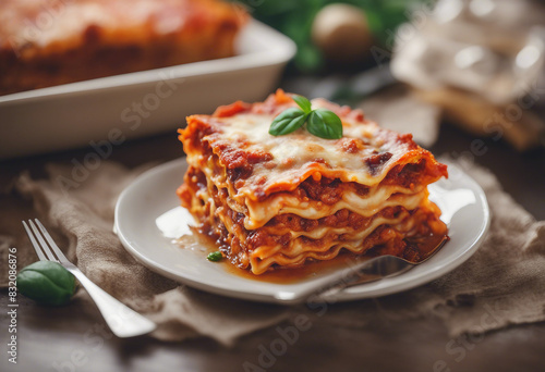 Traditional italian lasagna