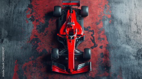 top view formula 1 car