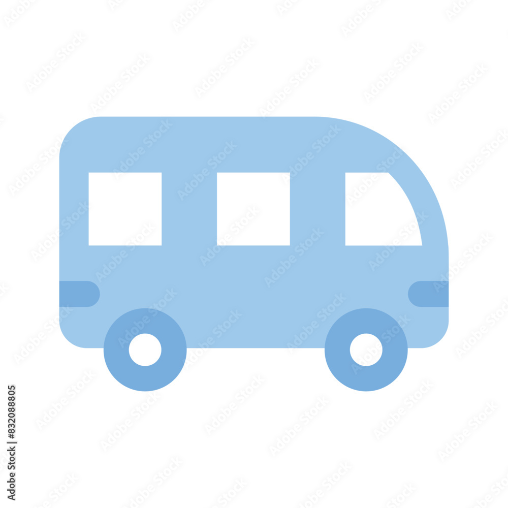 Icon of transportation van in modern style, ready to use icon Icon of transportation van in modern style, ready to use icon