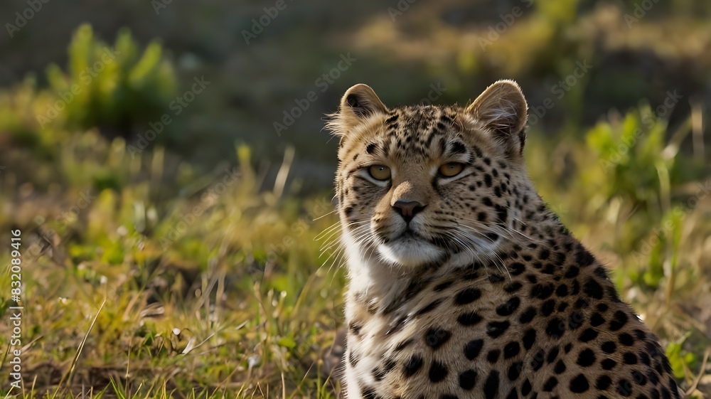 portrait of a leopard portrait of a leopard