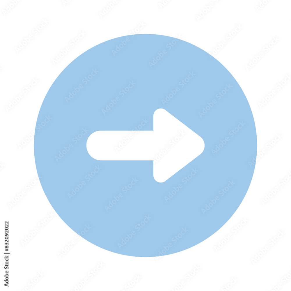Arrow Icon in trendy style isolated on white background Arrow Icon in trendy style isolated on white background